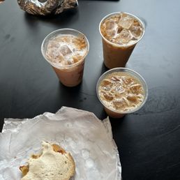 Coffee and breakfast sandwich Coffee and breakfast sandwich