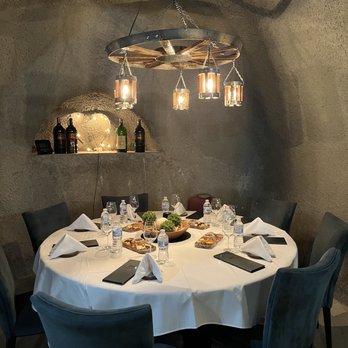 Toast Tours - VIP table in the caves at Eberle - Wine Tours Near Me - Paso Robles, California
