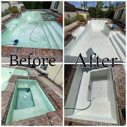 Moran’s Pool and Spa Service - Amazing before and after