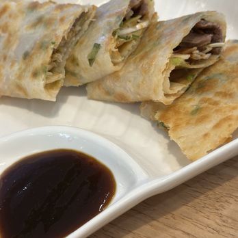 KungFu Kitchen - Scallion Pancake with Sliced Beef - Chinese Near Me - Brookline, Massachusetts