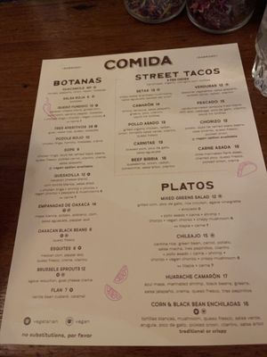 Menu photo 7 Esquina Cantina Pittsburgh, PA