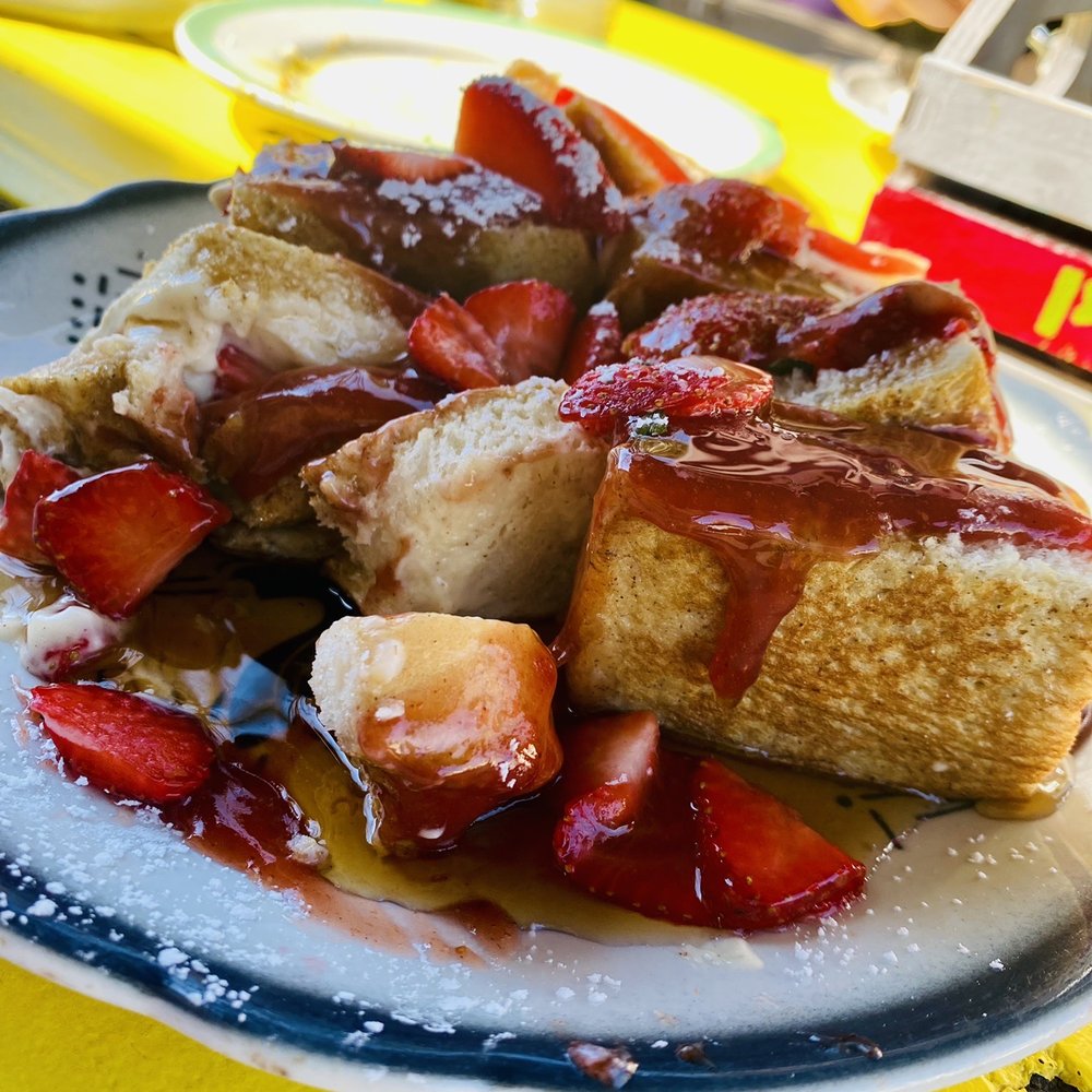 Comfort Cafe - Stuffed strawberry French toast - Breakfast & Brunch Near Me - Smithville, Texas