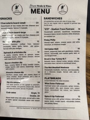 Menu photo 4 Hoover Steaks & Wines Bluff Park, AL