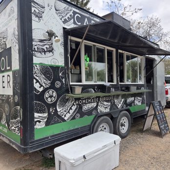 Capitol Burger - The food truck you need to look for. That's the drink cooler. - Burgers Near Me - Torrey, Utah