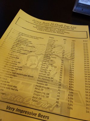 Menu photo 7 Jersey Boys Pizzeria Redmond, OR Menu photo 7 Jersey Boys Pizzeria Redmond, OR