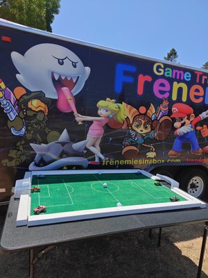 Games Of All Genres - Serving the south bay for more than 9 years. Providing a whole variety of old and new games for kids and adults.

Local multiplayer games to entertain all people. Genres from racing, fighting, wrestling, shooting, puzzle solving, free for all, all vs computer.... too many to list.
