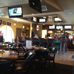 Looking at the bar thru the dining room.