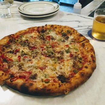 Bungalow by Middle Brow - Sausage - olive, mozzarella - Beer Bar Near Me - Chicago, Illinois