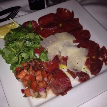 Caffino Ristorante - Beef carpaccio (a little to the wet side but it was delicious none the less!) - Italian Near Me - Toronto, Ontario