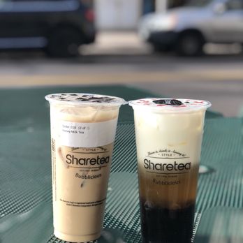 Sharetea - Honey milk tea & winter melon with fresh milk and pearls - Bubble Tea Near Me - Lakewood, Colorado Sharetea - Honey milk tea & winter melon with fresh milk and pearls - Bubble Tea Near Me - Lakewood, Colorado