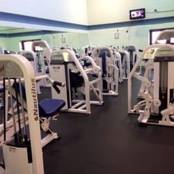 Clark Fitness Center - Nautilus Room - lots of equipment shoved in small area.