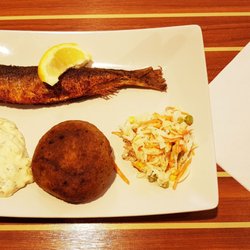 Meergold - Grüner Hering und Fischfrikadelle mit Remoulade - köstlich!