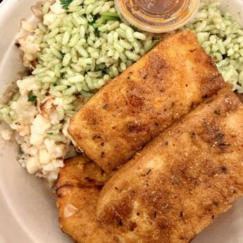 Dig Inn - Custom Dig Protein Bowl: Crispy Tofu, Herbed Rice, Cheesy Cauliflower, & Roasted Sweet Potatoes w/Hot Honey Sauce - New American Near Me - Ardmore, Pennsylvania