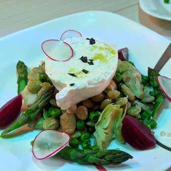 Somethin's Cooking - Warm veggie and burrata salad - Caterers Near Me