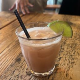 Spicy coconut margarita