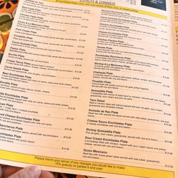 Two Amigos Taqueria - Menu