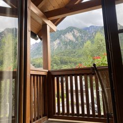 Hotel Sallerhof - Mountain view from our room & balcony