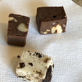 The Chocolate Architect - 10.19.19 cookies & cream and baby bleu samples - Chocolatiers & Shops Near Me - Folsom, California