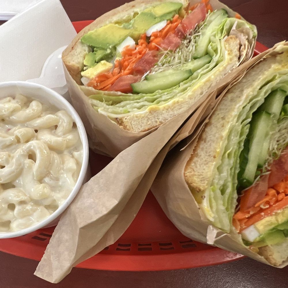 My Lunch Spot - Veggie sandwich on sourdough with side of macaroni salad - Sandwiches Near Me - Walnut, California My Lunch Spot - Veggie sandwich on sourdough with side of macaroni salad - Sandwiches Near Me - Walnut, California