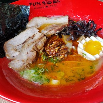 Fun Bowl - Spicy Tonkotsu Ramen w/ Berkshire Pork Belly - Ramen Near Me - Wilmington, North Carolina Fun Bowl - Spicy Tonkotsu Ramen w/ Berkshire Pork Belly - Ramen Near Me - Wilmington, North Carolina