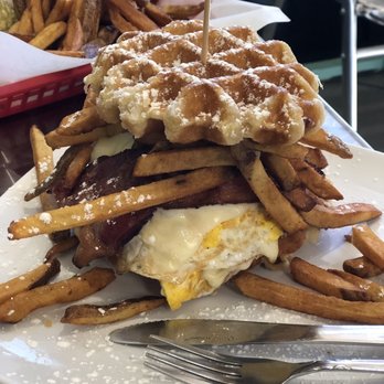 Munch Box - Chicken and waffles. HUGE - Breakfast & Brunch Near Me - Henderson, Nevada Munch Box - Chicken and waffles. HUGE - Breakfast & Brunch Near Me - Henderson, Nevada