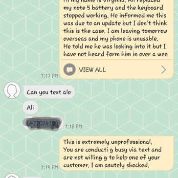 Infrared Cellphone Repair - Awful customer service!! - Mobile Phone Repair Near Me - Oshawa, Ontario