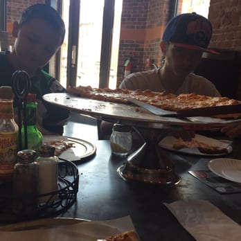 Sliceworks - First time here trying the buffalo chicken pizza! It was fantastic and the employees are real nice and the place looks real cool - Pizza Near Me - Denver, Colorado