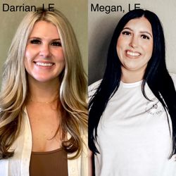 Darrian and Megan 2 of our estheticians!