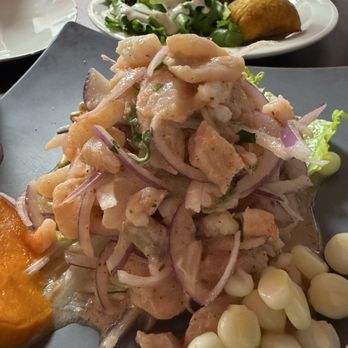 El Aji Peruano - Ceviche Mix Shrimp & Fish - Peruvian Near Me - Banning, California El Aji Peruano - Ceviche Mix Shrimp & Fish - Peruvian Near Me - Banning, California