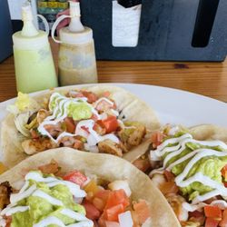Café Olé International - Shrimp tacos--awesome