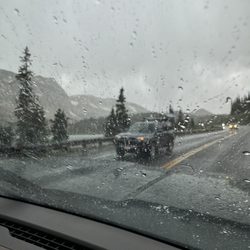 Snowy Range Scenic Byway - Storm rolled it.