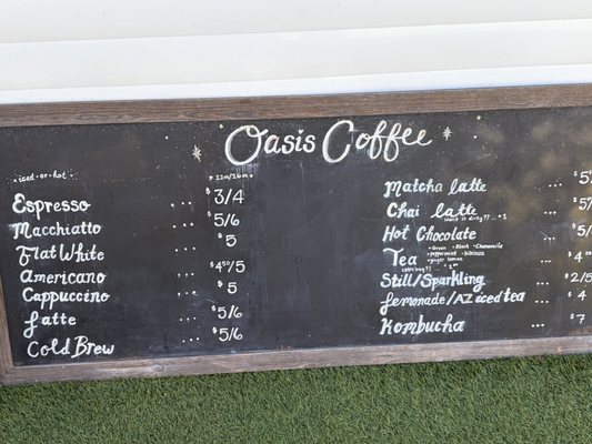 Menu photo 1 The Oasis Under the Sun San Diego, CA Menu photo 1 The Oasis Under the Sun San Diego, CA