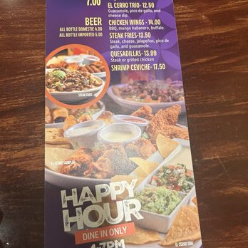 El Cerro Grande - Menu as of 8/28/2026. - Mexican Near Me - Conway, South Carolina El Cerro Grande - Menu as of 8/28/2026. - Mexican Near Me - Conway, South Carolina
