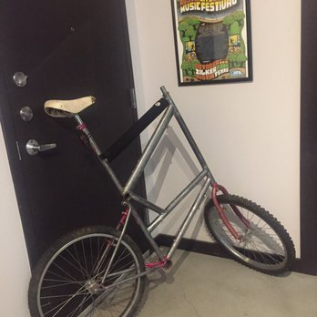 Walker Welding - Here's the other tall bike Jerry welded, note the custom support piece between the frames. - Metal Fabricators Near Me Walker Welding - Here's the other tall bike Jerry welded, note the custom support piece between the frames. - Metal Fabricators Near Me