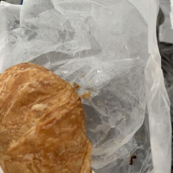 Donut Dip - Ham egg and cheese on a croissant with hair - Donuts Near Me - West Springfield, Massachusetts