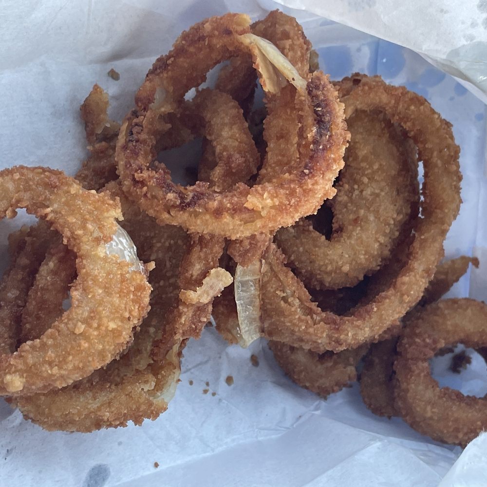 Steven's Burgers - Not tasty onion rings, poor quality - New American Near Me - Gardena, California Steven's Burgers - Not tasty onion rings, poor quality - New American Near Me - Gardena, California