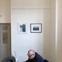 Hanbury Hall - Ben Saunders Exhibition - Post Cameraphone - On display at the Hanbury Cafe in Spitalfields, London (E1 6LY) #bensdraws