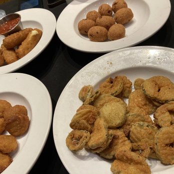 Blueberry Mansion - Some southern style appetizers such as fried pickles - Hotels Near Me - Alma, Georgia Blueberry Mansion - Some southern style appetizers such as fried pickles - Hotels Near Me - Alma, Georgia