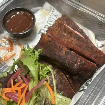 Brody's Restaurant - These ribs tasted funny, as if tenderizer was added. They did not take off the membrane. Not seasoned well. - Barbeque Near Me - Sacramento, California
