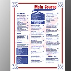 The Dugout - Menu