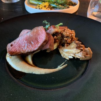 Bacchanalia - Jamison Lamb (mushroom, ramps, mustard) - New American Near Me - Atlanta, Georgia