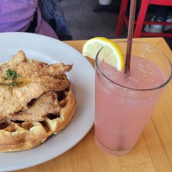 Clinton St. Baking - Chicken & waffle + watermelon lemonade - Bakeries Near Me - New York, New York