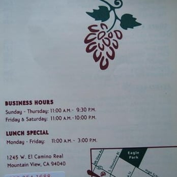 Garden Fresh - Front of Menu - Chinese Near Me - Mountain View, California Garden Fresh - Front of Menu - Chinese Near Me - Mountain View, California