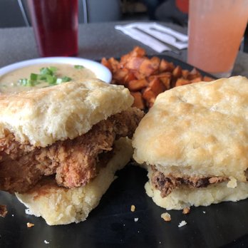 The Blue Hen Cafe - Chicken Biscuits - Southern Near Me - Saint Augustine, Florida