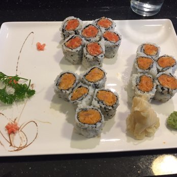Asian Harbor - Spicy salmon, tuna, and yellow tail rolls. ($16) - Asian Fusion Near Me - Indianapolis, Indiana