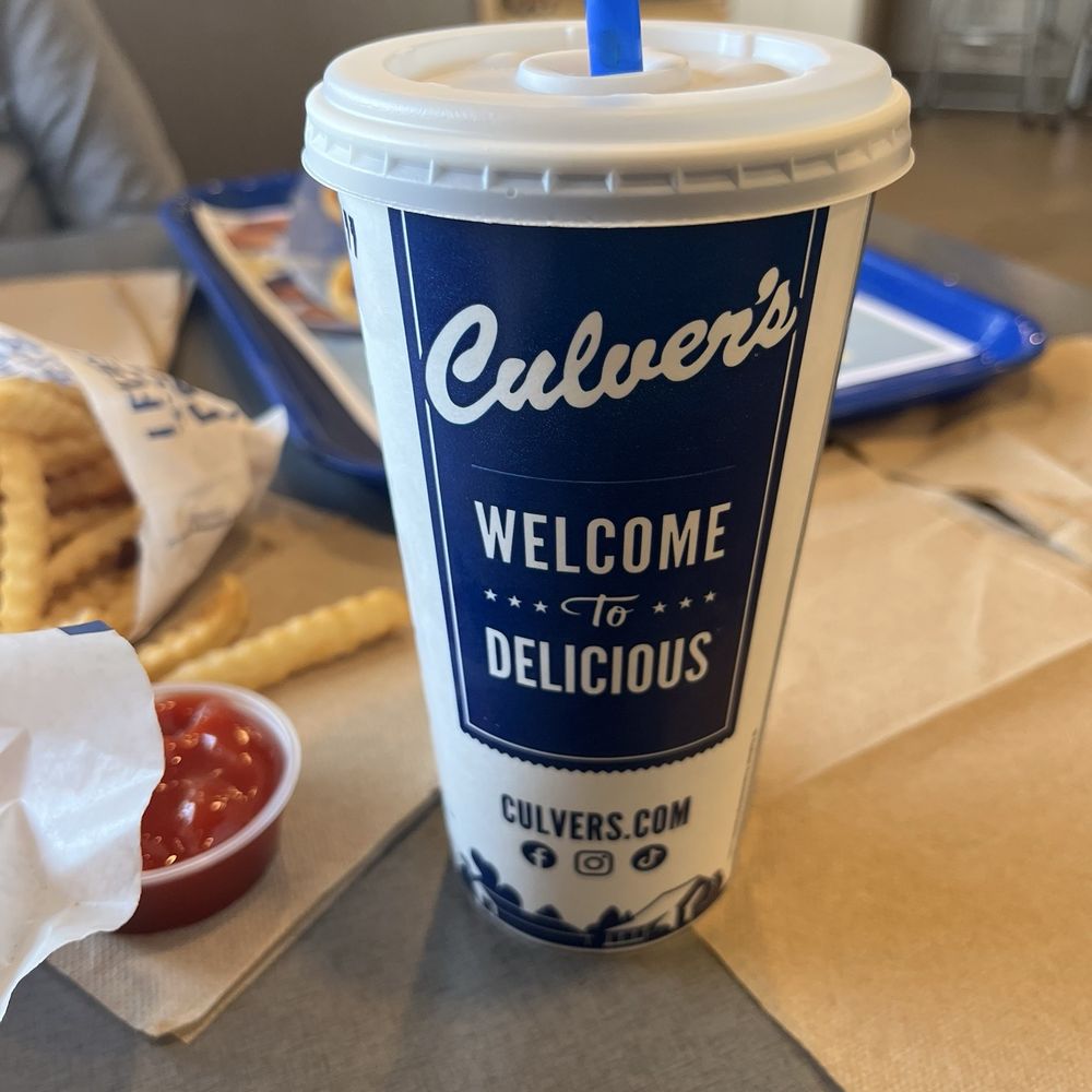 Culver's cup and lunch