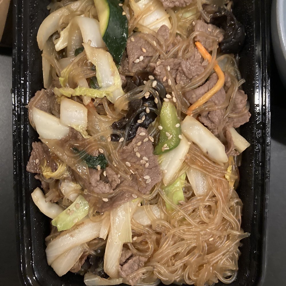 BAB Korean Bistro - N4. Beef Japchae - Korean Near Me - Brookline, Massachusetts BAB Korean Bistro - N4. Beef Japchae - Korean Near Me - Brookline, Massachusetts