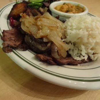 Parada 22 - Biftec Encebollado with Arroz Blanco 09.22.12 - Latin American Near Me - San Francisco, California