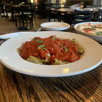 Zio Peppe - Green Chili Pappardelle and Peppe Marinara. - Pizza Near Me - Tucson, Arizona