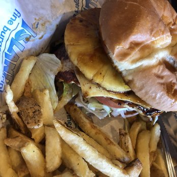 Islands Restaurant - Chicken and pineapple burger - Burgers Near Me - Seal Beach, California
